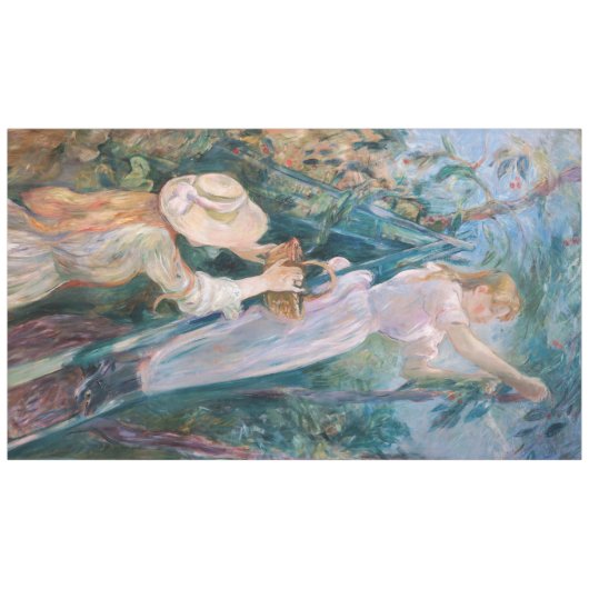 Berthe Morisot - De Cherry Picker Tafelkleed (Voorkant (Horizontaal))