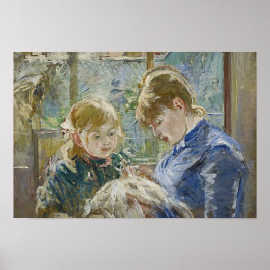 Berthe Morisot - De dochter van de kunstenaar, Jul Poster (Voorkant)