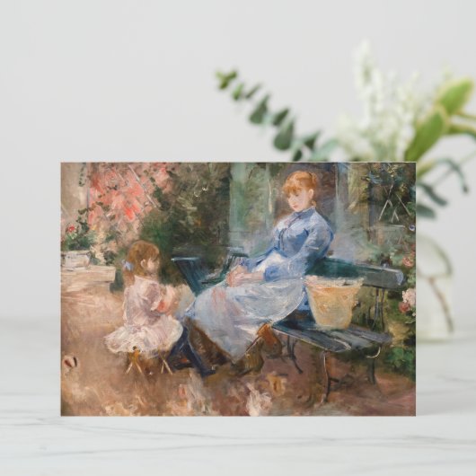 Berthe Morisot - De Fable Bedankkaart (Staand voorkant)