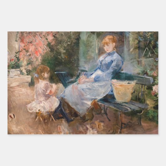 Berthe Morisot - De Fable Inpakpapier Vel (Voorkant 2)