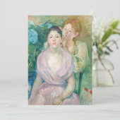 Berthe Morisot - De Horstensia / De twee zussen Kaart (Staand voorkant)