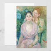 Berthe Morisot - De Horstensia / De twee zussen Kaart (Voorkant / Achterkant)