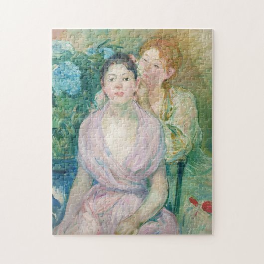 Berthe Morisot - De Horstensia / De twee zussen Legpuzzel (Verticaal)