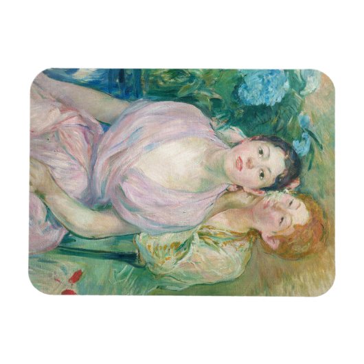 Berthe Morisot - De Horstensia / De twee zussen Magneet (Horizontaal)