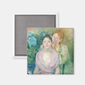 Berthe Morisot - De Horstensia / De twee zussen Magneet (Voorkant / Achterkant)