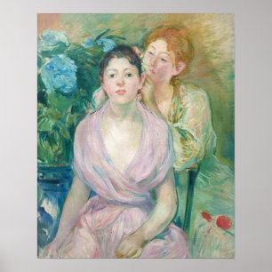 Berthe Morisot - De Horstensia / De twee zussen Poster