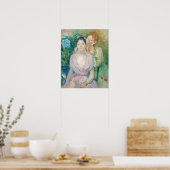 Berthe Morisot - De Horstensia / De twee zussen Poster (Keuken)