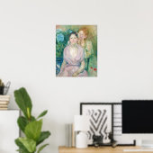 Berthe Morisot - De Hortensia / De Twee Zusters Poster (Thuiskantoor)