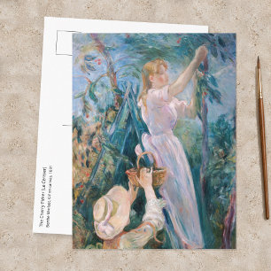 Berthe Morisot - De Kersenplukster Briefkaart