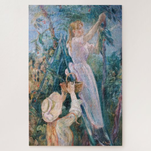 Berthe Morisot - De Kersenplukster Legpuzzel (Verticaal)