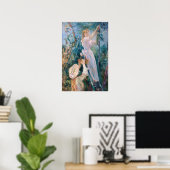 Berthe Morisot - De Kersenplukster Poster (Thuiskantoor)