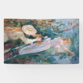 Berthe Morisot - De Kersenplukster Spandoek (Horizontaal)