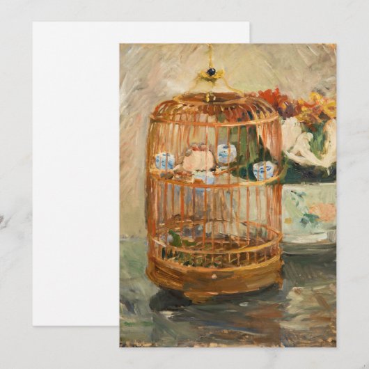 Berthe Morisot - De Kooi Bedankkaart (Voorkant / Achterkant)