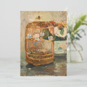 Berthe Morisot - De kooi Kaart (Staand voorkant)