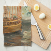 Berthe Morisot - De kooi Theedoek (Quarter Fold)