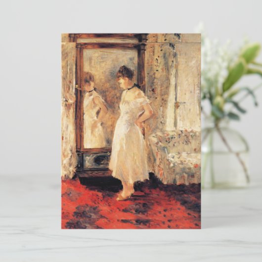 Berthe Morisot - De Psyche Mirror Kaart (Staand voorkant)