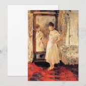 Berthe Morisot - De Psyche Mirror Kaart (Voorkant / Achterkant)