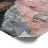 Berthe Morisot - de roze dress Poster (Hoek)