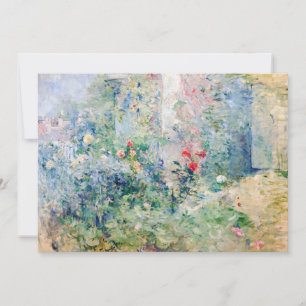 Berthe Morisot - De tuin in Bougival Bedankkaart