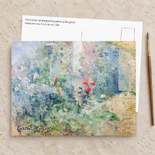 Berthe Morisot - De tuin in Bougival Briefkaart