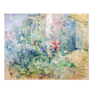Berthe Morisot - De tuin in Bougival Foto Afdruk