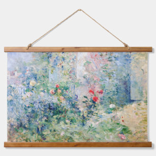 Berthe Morisot - De tuin in Bougival Hangend Wandkleed