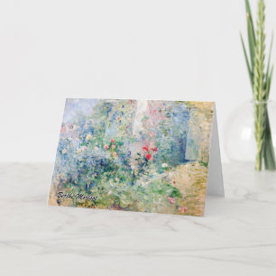 Berthe Morisot - De tuin in Bougival Kaart