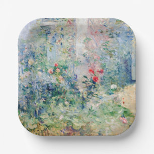 Berthe Morisot - De tuin in Bougival Papieren Bordje