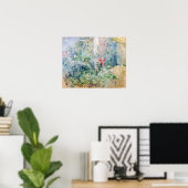 Berthe Morisot - De tuin in Bougival Poster (Thuiskantoor)