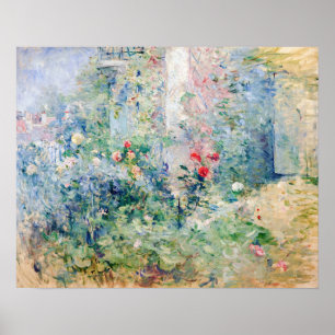 Berthe Morisot - De tuin in Bougival Poster