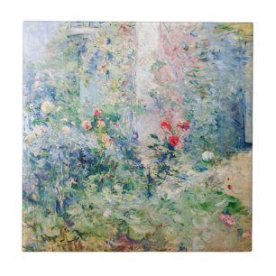 Berthe Morisot - De tuin in Bougival Tegeltje