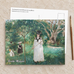 Berthe Morisot - De Vlinderjacht Briefkaart