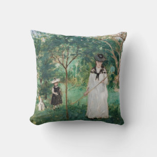 Berthe Morisot - De Vlinderjacht Kussen