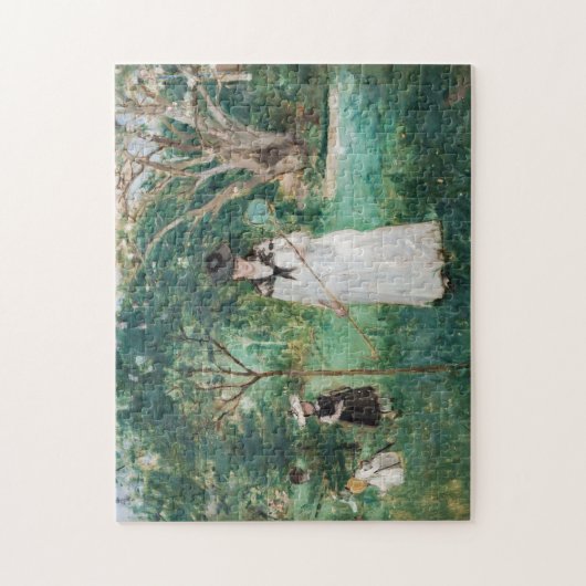 Berthe Morisot - De Vlinderjacht Legpuzzel (Verticaal)