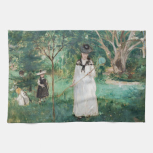 Berthe Morisot - De Vlinderjacht Theedoek