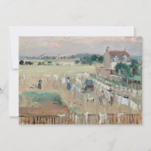 Berthe Morisot - De was ophangen om te drogen Kaart