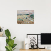 Berthe Morisot - De was ophangen om te drogen Poster (Thuiskantoor)