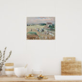 Berthe Morisot - De was ophangen om te drogen Poster (Keuken)