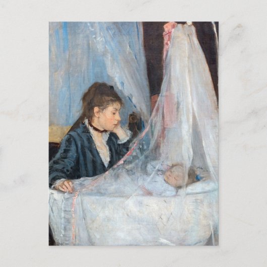 Berthe Morisot - De wieg Briefkaart (Voorkant)