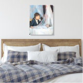 Berthe Morisot - De Wieg Canvas Afdruk (Insitu (Slaapkamer))