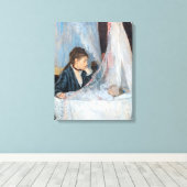 Berthe Morisot - De Wieg Canvas Afdruk (Insitu (Houten vloer))