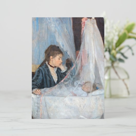 Berthe Morisot - De wieg Kaart (Staand voorkant)