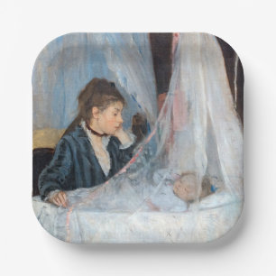 Berthe Morisot - De Wieg / Le Berceau Papieren Bordje