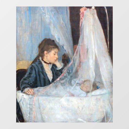 Berthe Morisot - De Wieg / Le Berceau Raamsticker (Vel)