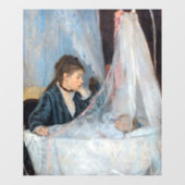 Berthe Morisot - De wieg Raamsticker (Vel)