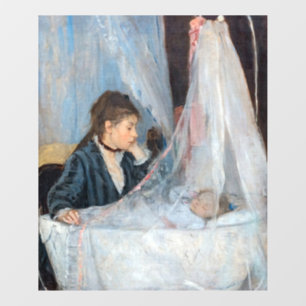 Berthe Morisot - De wieg Raamsticker