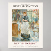 Berthe Morisot Dining Room 1886 Exhibition Art Poster (Voorkant)