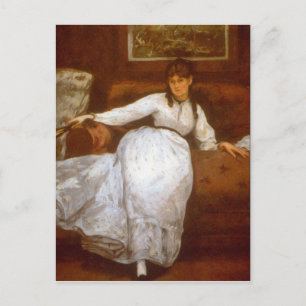 Berthe Morisot door Edouard Manet Briefkaart