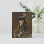 Berthe Morisot - Edouard Manet, olieverf Briefkaart (Staand voorkant)