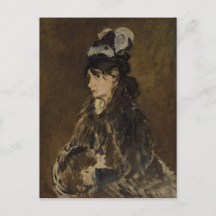 Berthe Morisot - Edouard Manet, olieverf Briefkaart